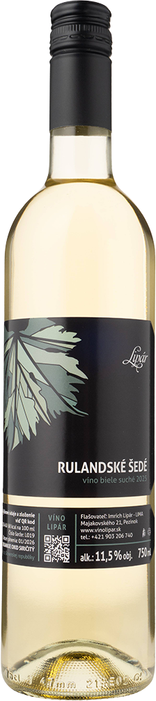 Fľaša Rulandské Šedé Pinot Gris 2025